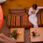Vegetarian restaurant in Marrakech medina