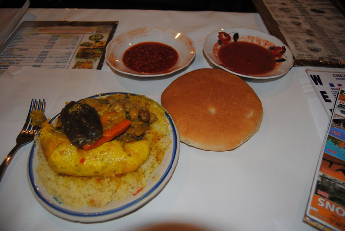 Photo of full meal at Marrakech Jemaa el-Fnaa main square