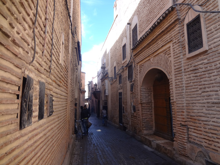 Photo of Souk Ahl Fes street in Rahba Kdima district in Marrakech old medina