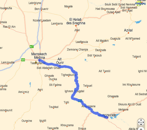 How to go from Ouarzazate to Marrakech Holidays Marrakech