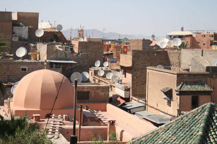 Photo of Marrakech roof tops at Riad Zitou Kedim district