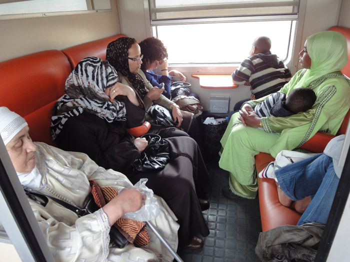 Photo of 2nd class train trip to Marrakech from Casablanca