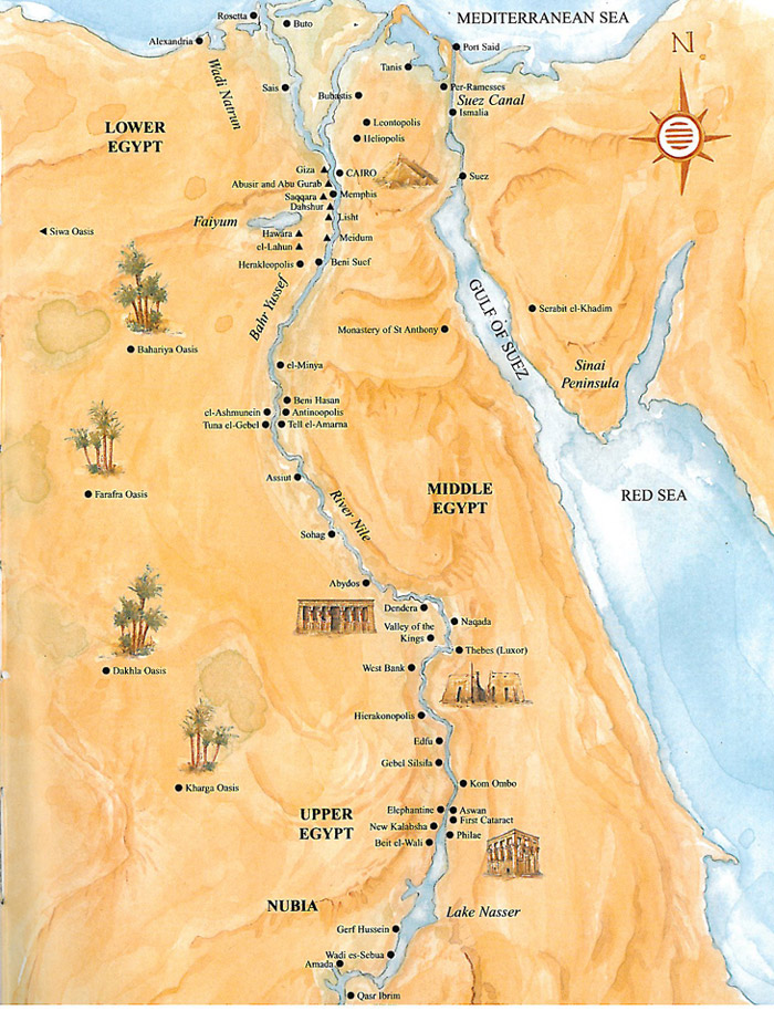 Map of Egypt