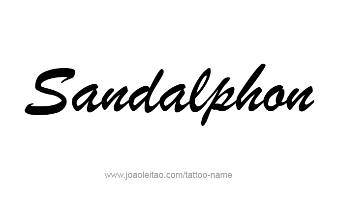 Tattoo Design Angel Name Sandalphon