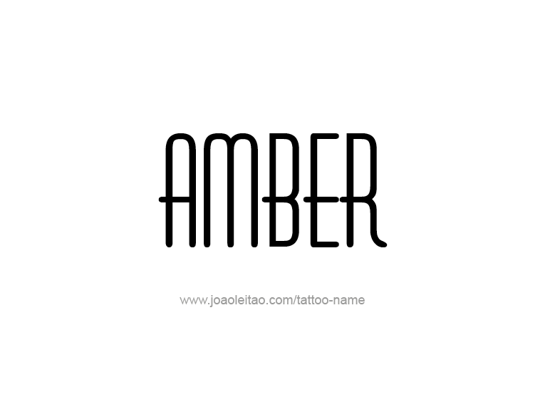 Tattoo Design Color Name Amber