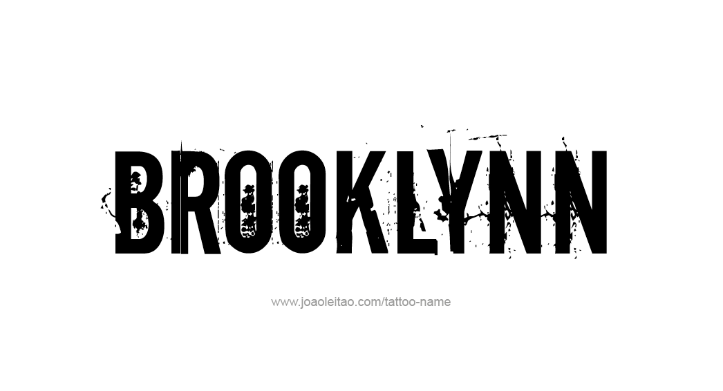 Tattoo Design Name Brooklynn  