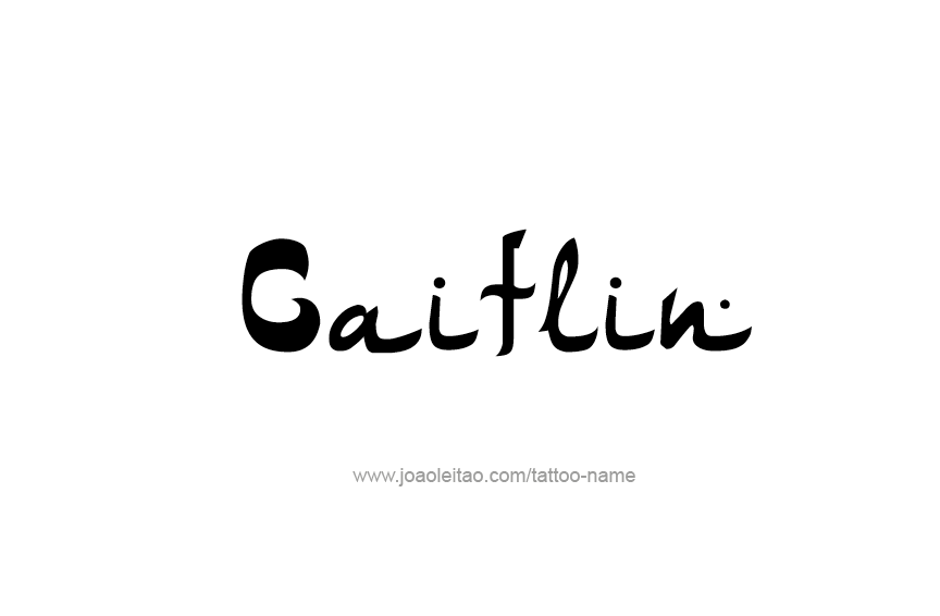 Tattoo Design Name Caitlin  