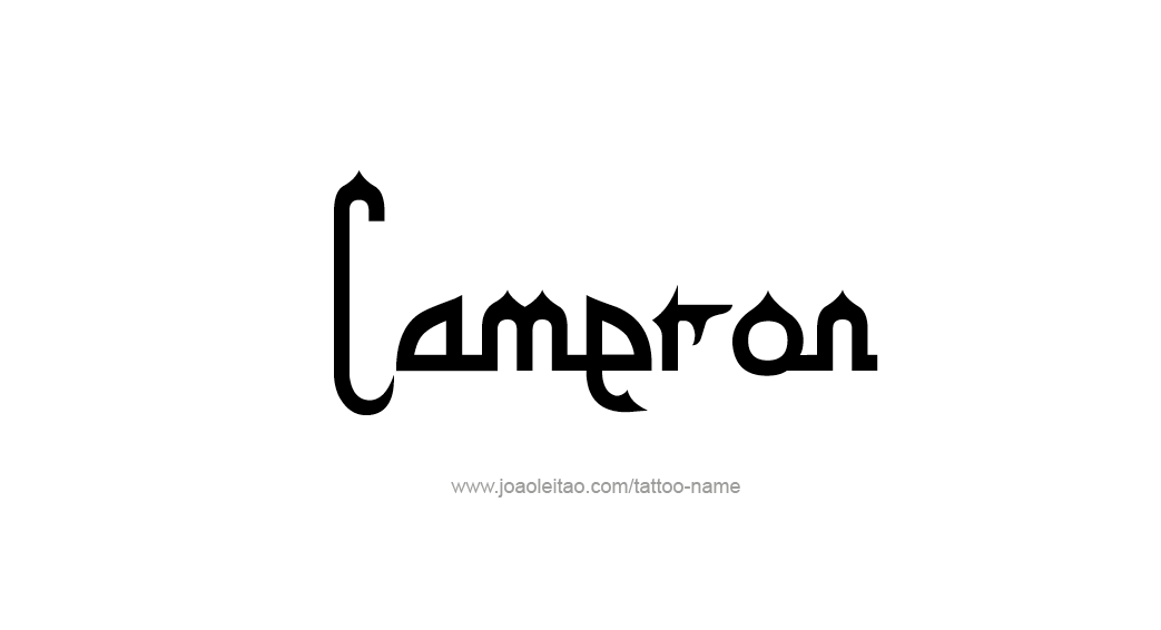 Tattoo Design Name Cameron  