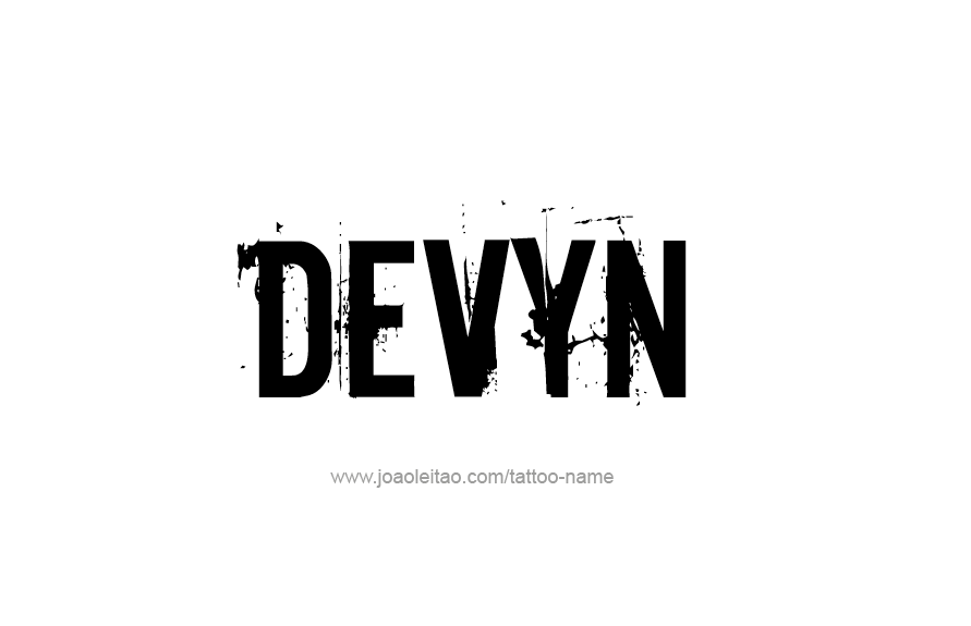 Tattoo Design Name Devyn   