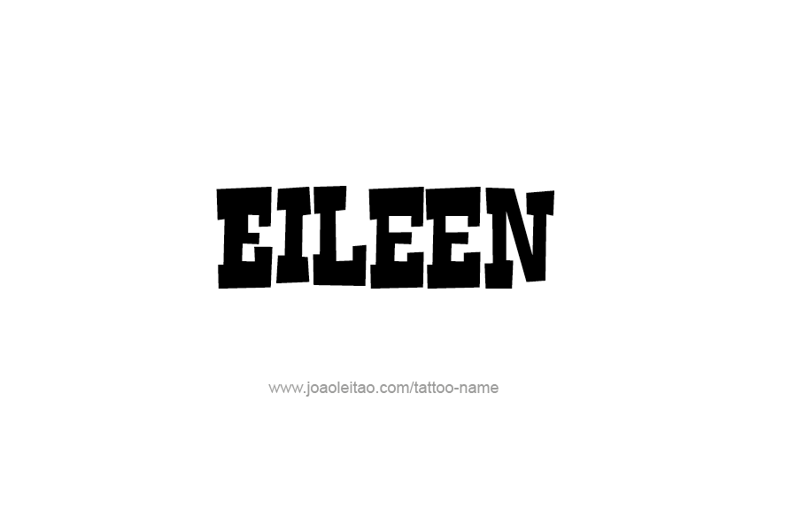 Tattoo Design Name Eileen   