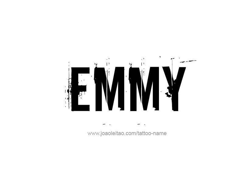 Tattoo Design Name Emmy   