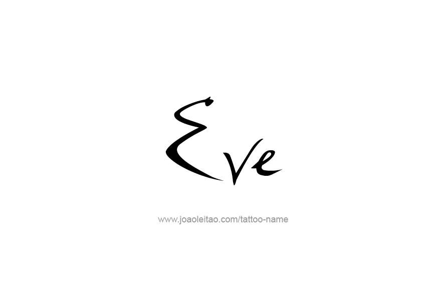 Tattoo Design Name Eve   