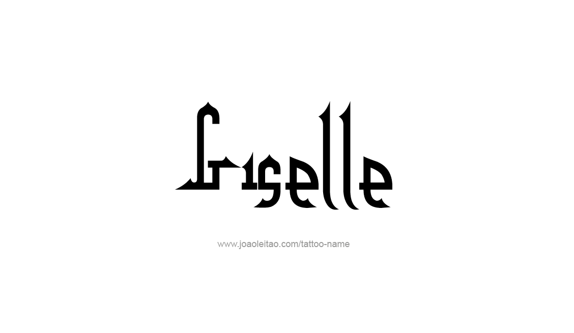 Tattoo Design Name Giselle   