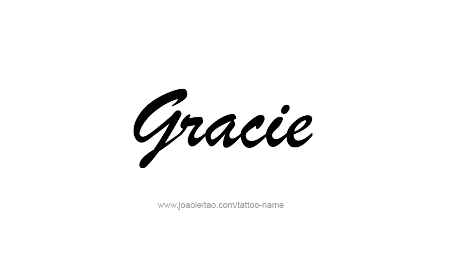 Tattoo Design Name Gracie   