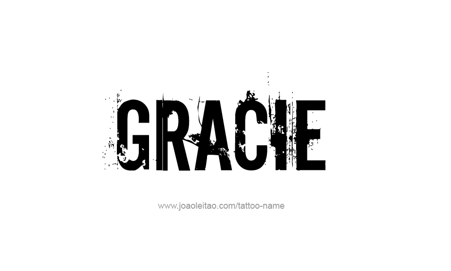 Tattoo Design Name Gracie   