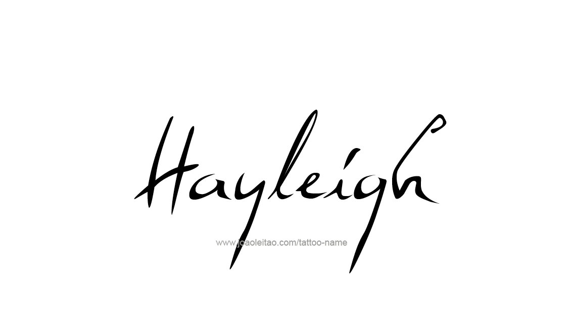 Tattoo Design Name Hayleigh   