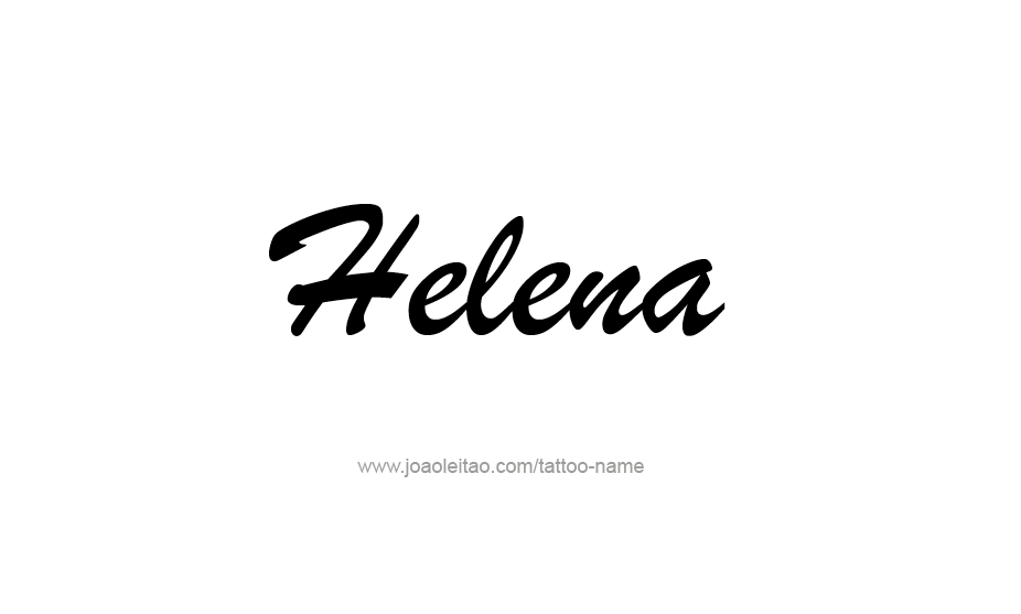 Tattoo Design Name Helena   