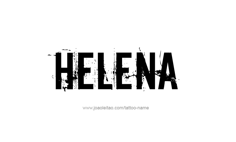 Tattoo Design Name Helena   