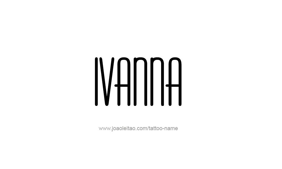 Tattoo Design Name Ivanna   