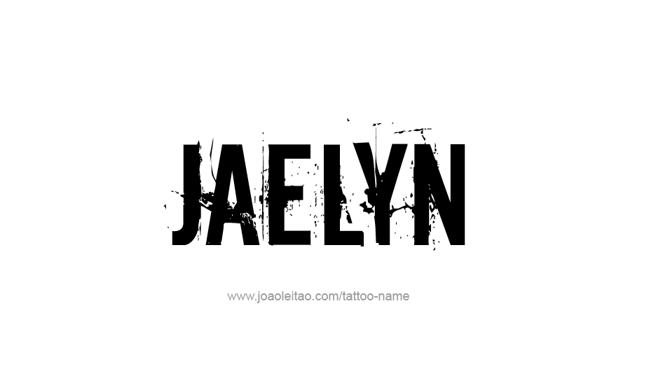 Tattoo Design Name Jaelyn   