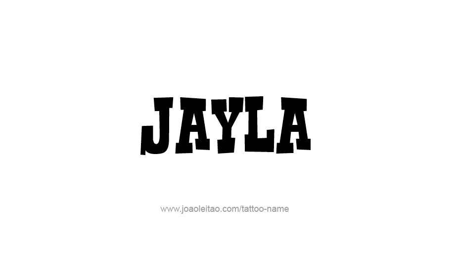 Tattoo Design Name Jayla   