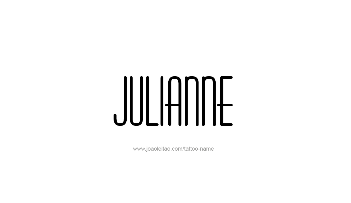 Tattoo Design Name Julianne   