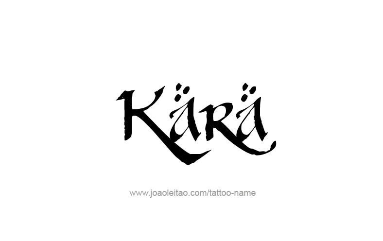 Tattoo Design Name Kara   
