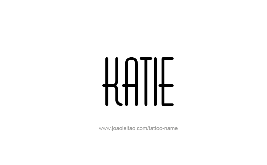 Tattoo Design Name Katie   