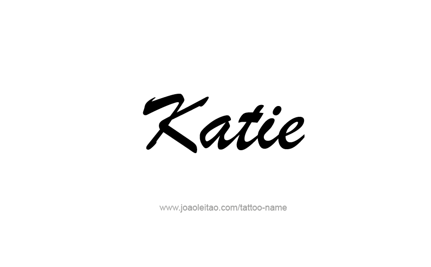 Tattoo Design Name Katie   