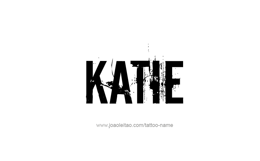 Tattoo Design Name Katie   