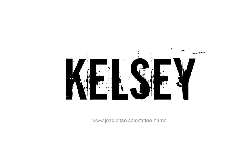 Tattoo Design Name Kelsey   