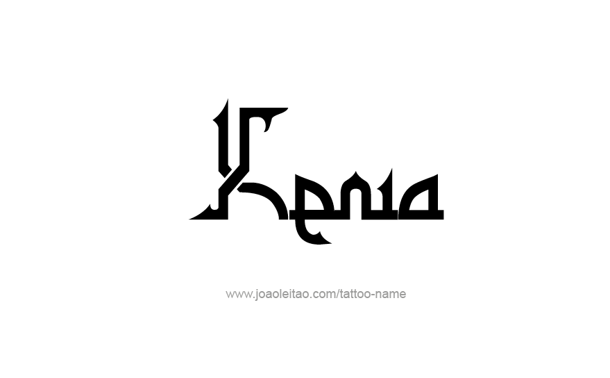 Tattoo Design Name Kenia   