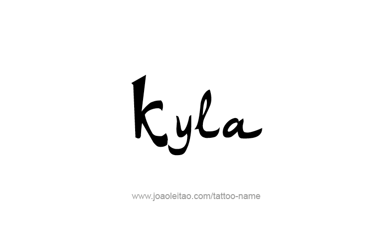 Tattoo Design Name Kyla   