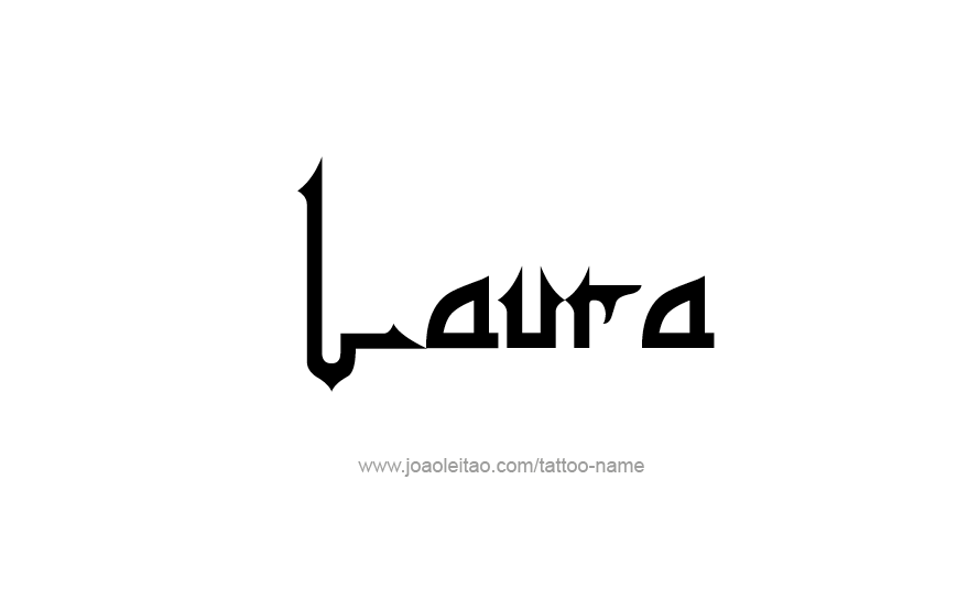 Tattoo Design Name Laura   