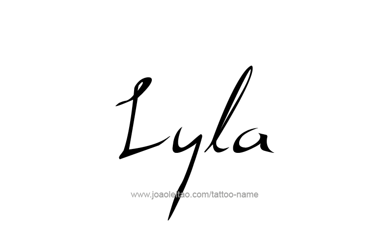 Tattoo Design Name Lyla   