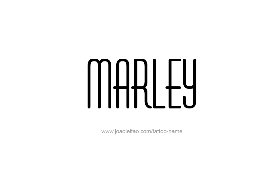 Tattoo Design Name Marley   