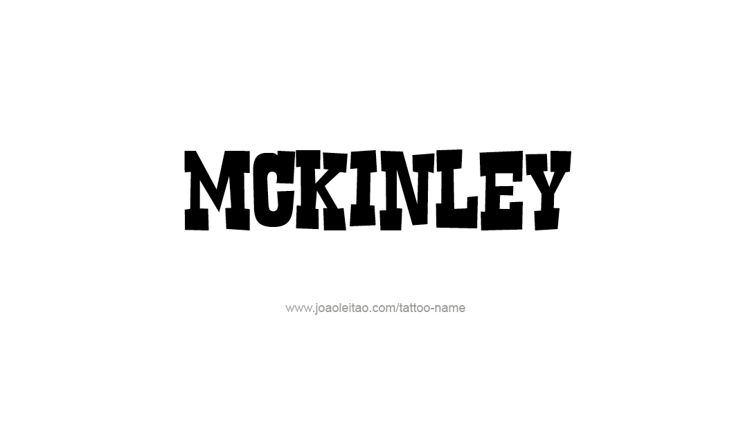 Tattoo Design Name Mckinley