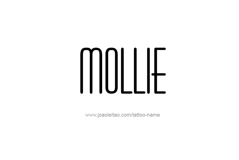 Tattoo Design Name Mollie