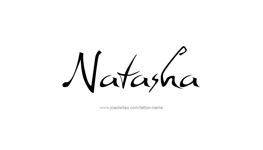 Tattoo Design Name Natasha