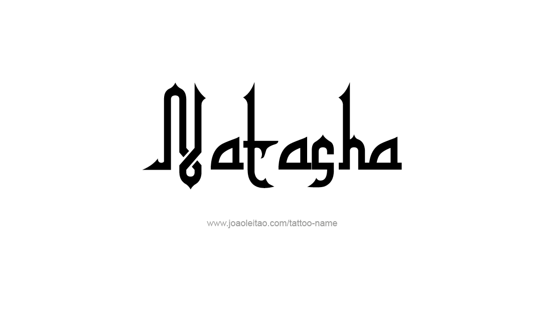 Tattoo Design Name Natasha