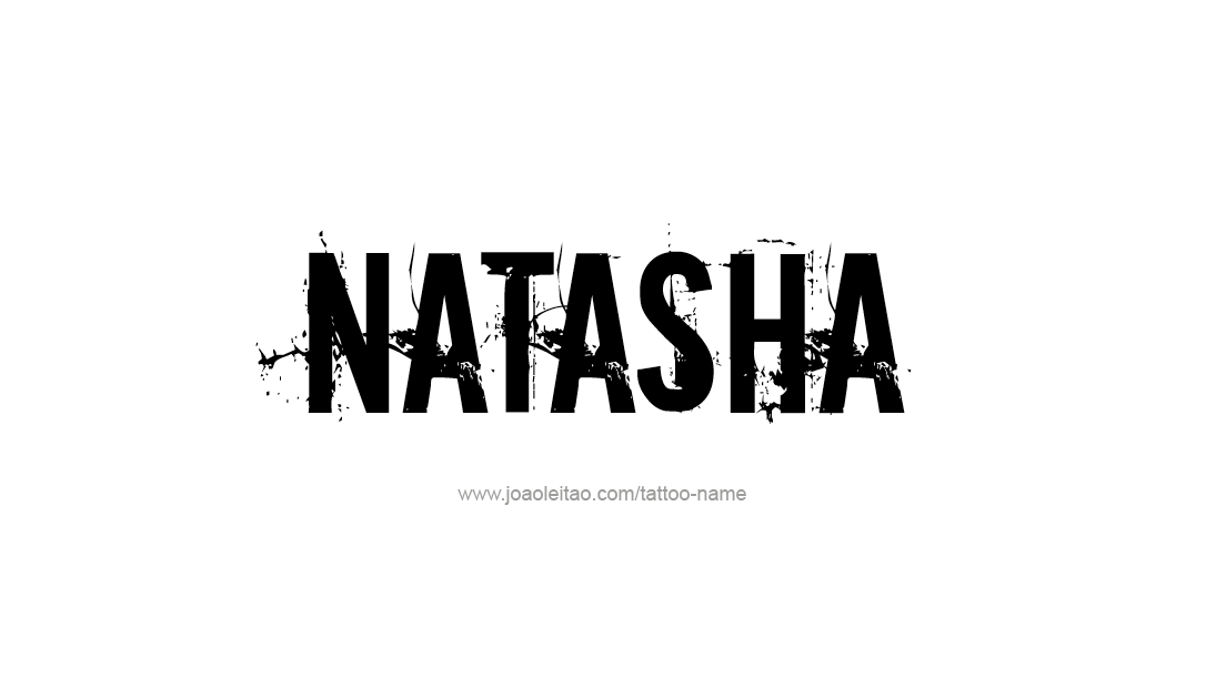 Tattoo Design Name Natasha