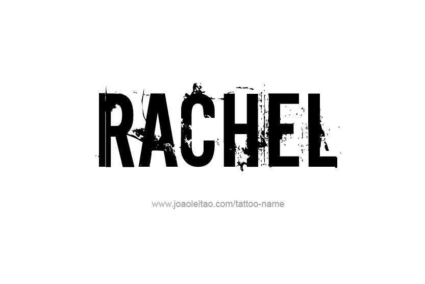 Tattoo Design Name Rachel   