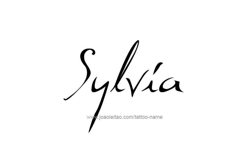 Tattoo Design Name Sylvia   