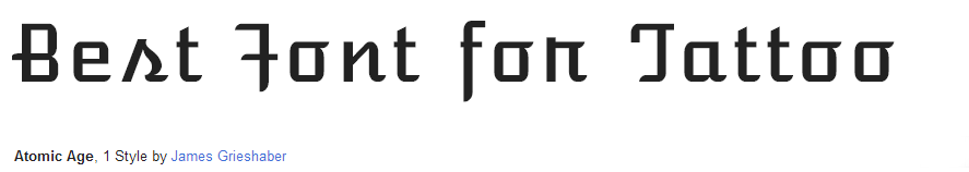 atomic-age Font Style