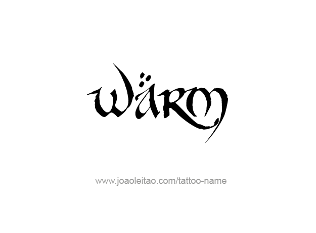 Tattoo Design Love Word Name Warm