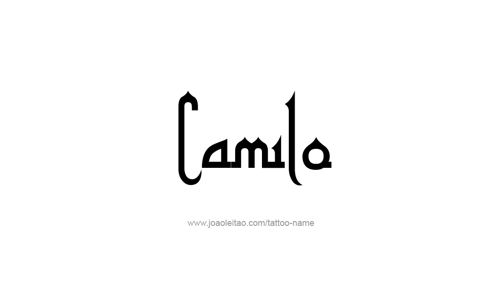 Tattoo Design  Name Camilo   