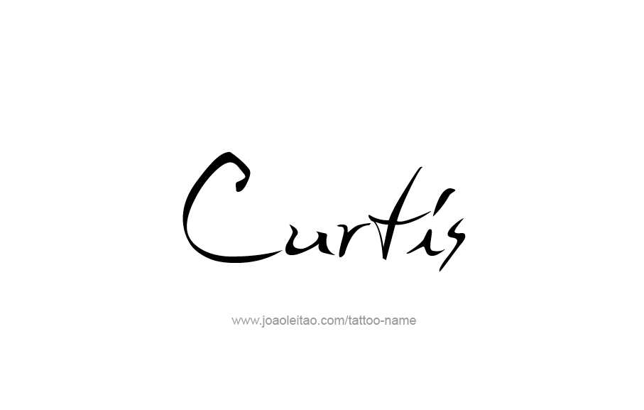 Tattoo Design  Name Curtis   