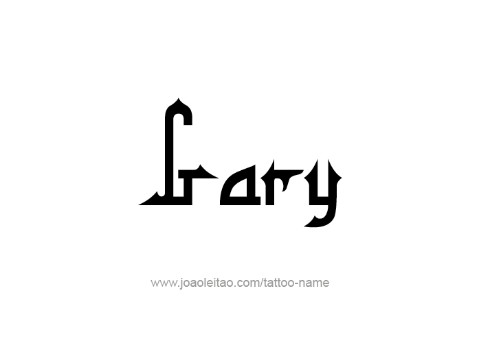 Tattoo Design  Name Gary   