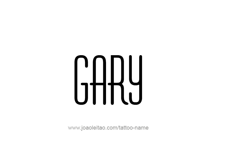 Tattoo Design  Name Gary   