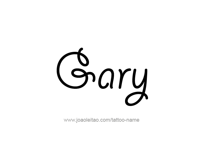 Tattoo Design  Name Gary   